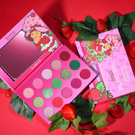 Strawberry Shortcake x Glamlite "Berrylicious" palette