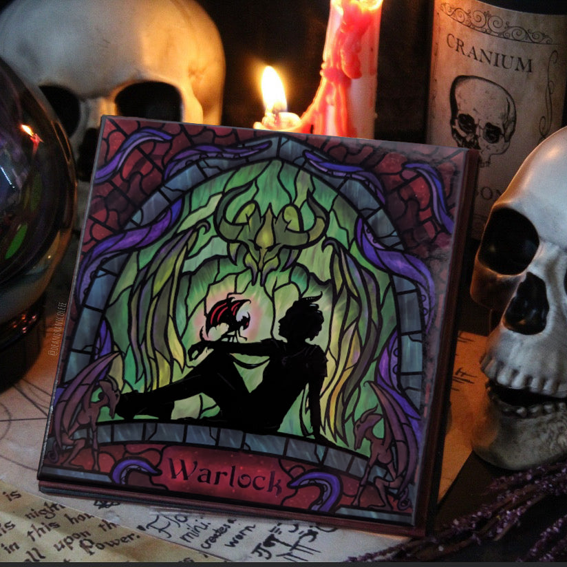 Warlock eyeshadow palette by Fantasy Cosmetica cover