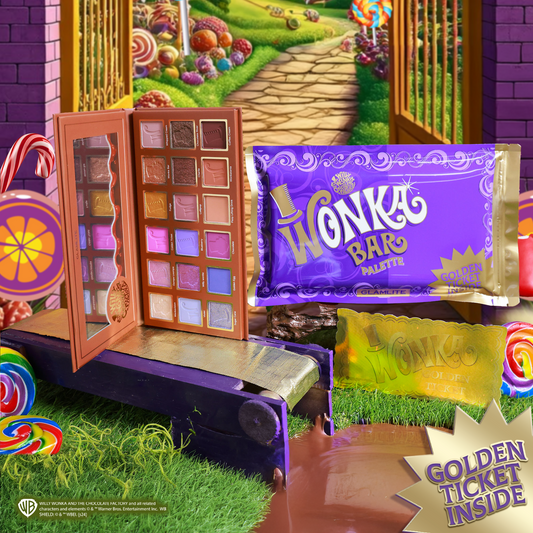 Wonka x Glamlite Wonka Bar palette