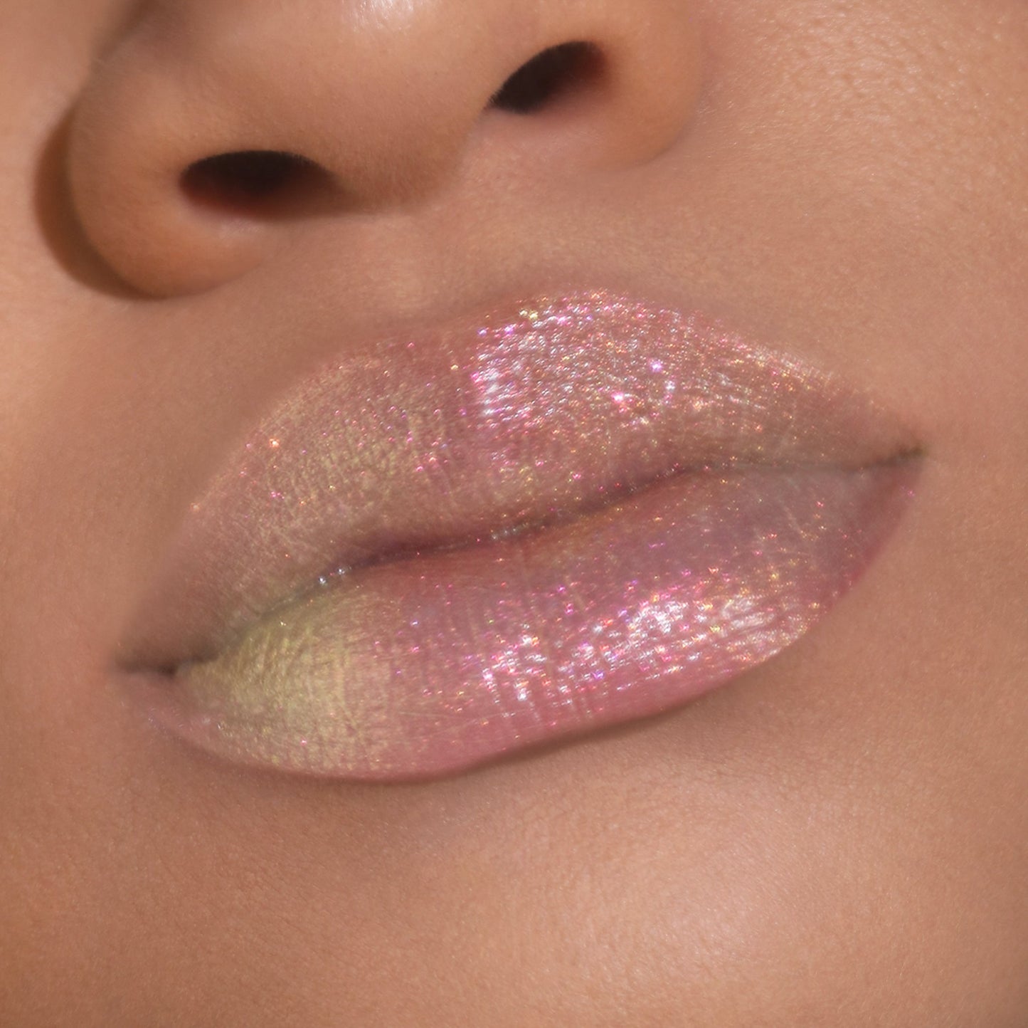 Green Goddess multichrome lip dewy gloss