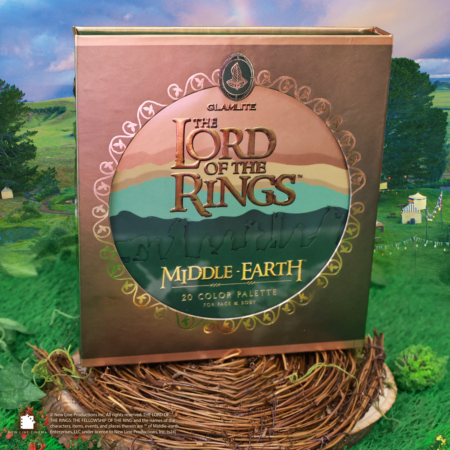 The Lord of the Rings x Glamlite Middle-Earth palette