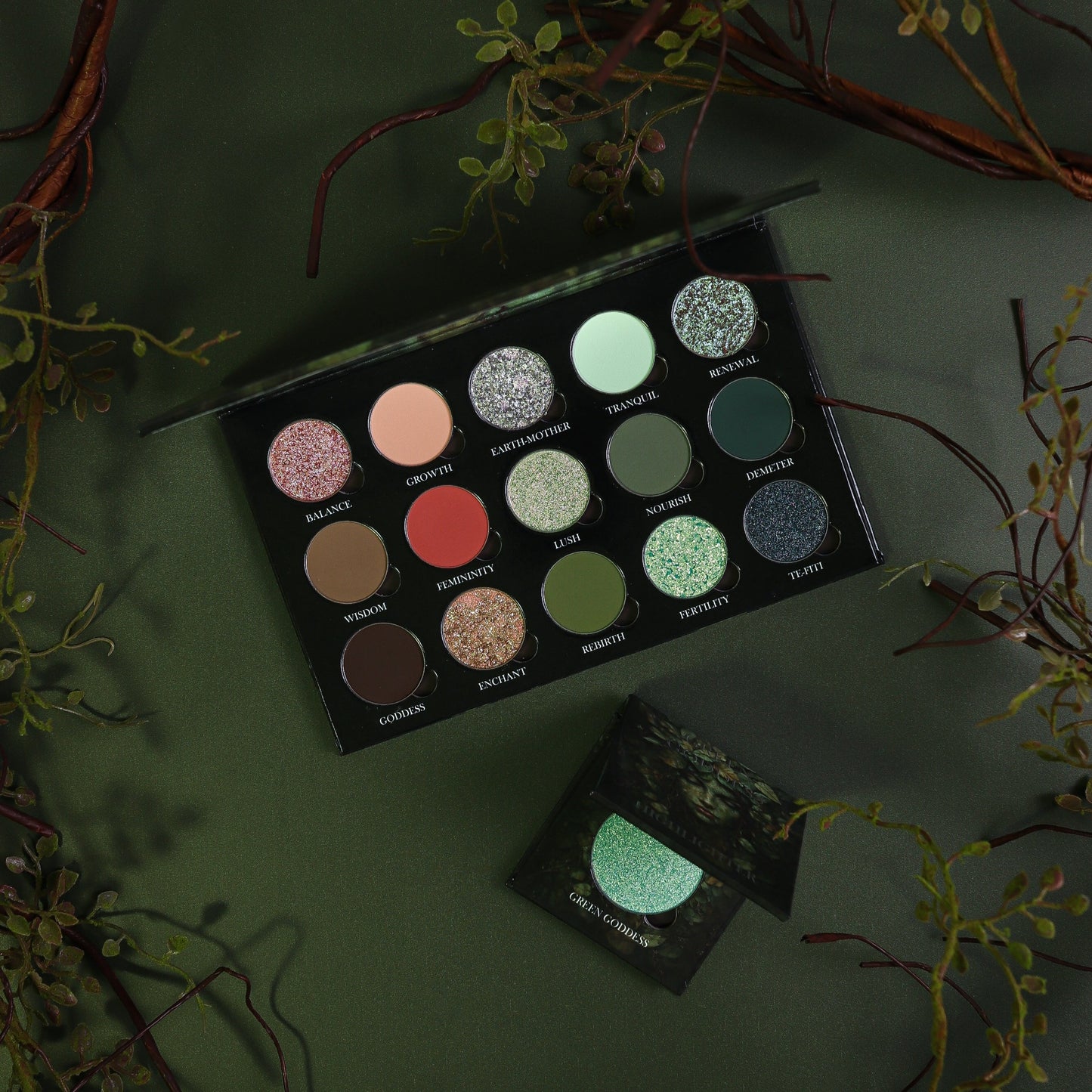 Green Goddess eyeshadow palette