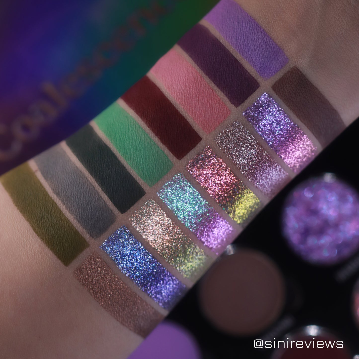 Coalescence x noopur_makeup eyeshadow palette