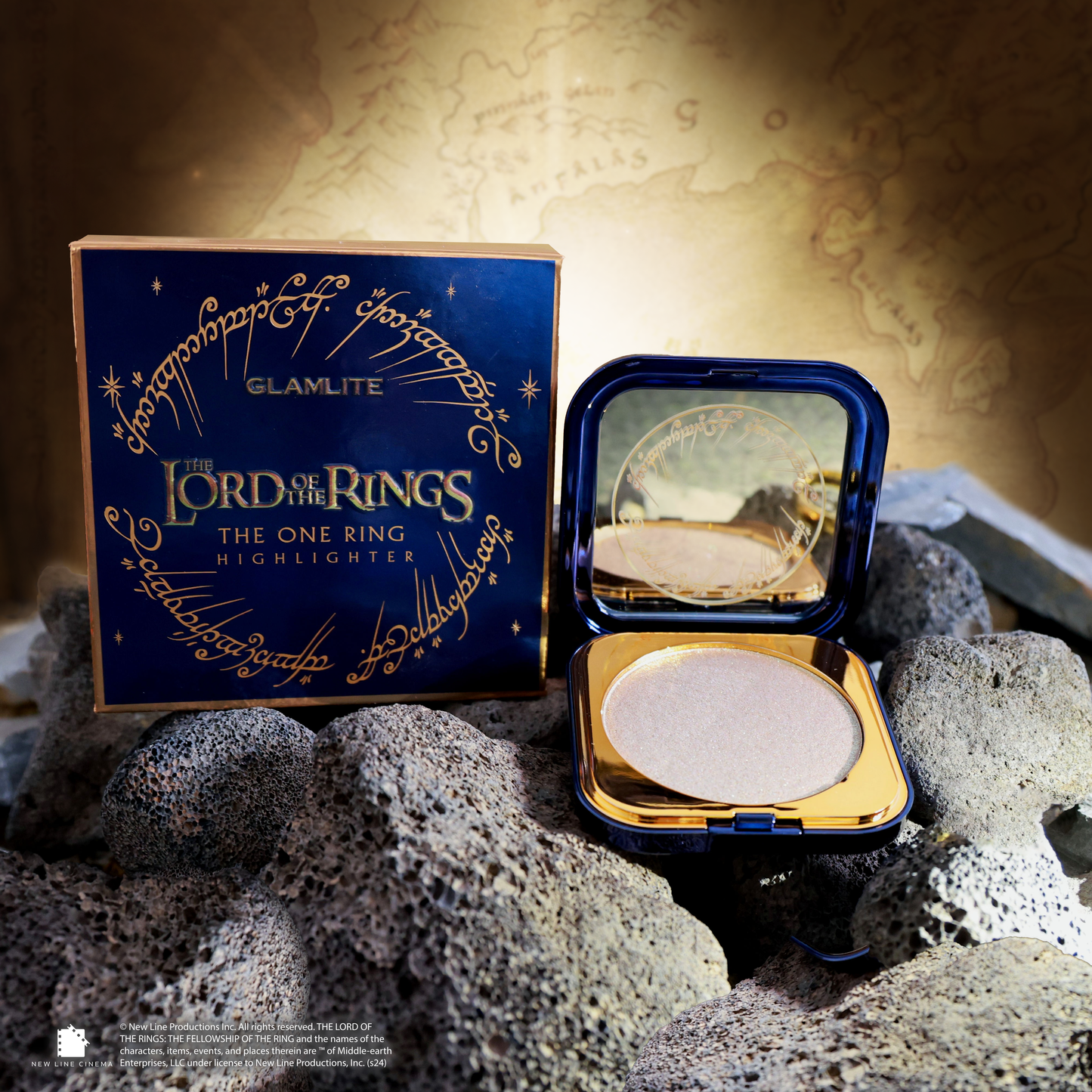 The Lord of the Rings x Glamlite The One Ring highlighter