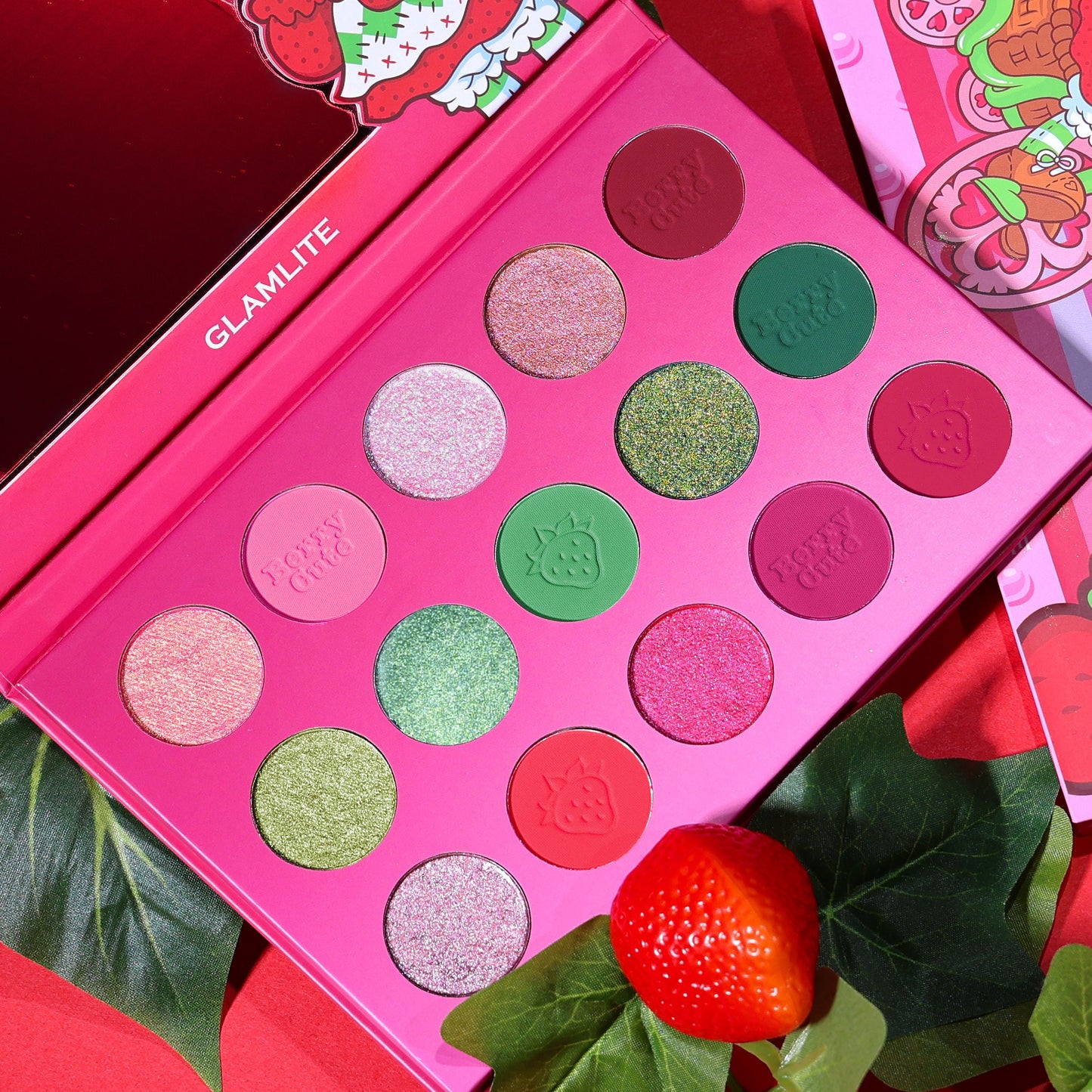 Strawberry Shortcake x Glamlite "Berrylicious" palette