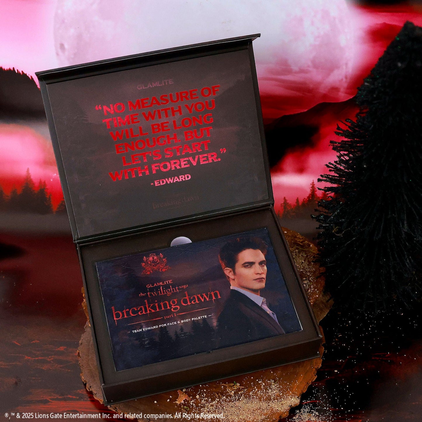 Twilight x Glamlite Team Edward palette