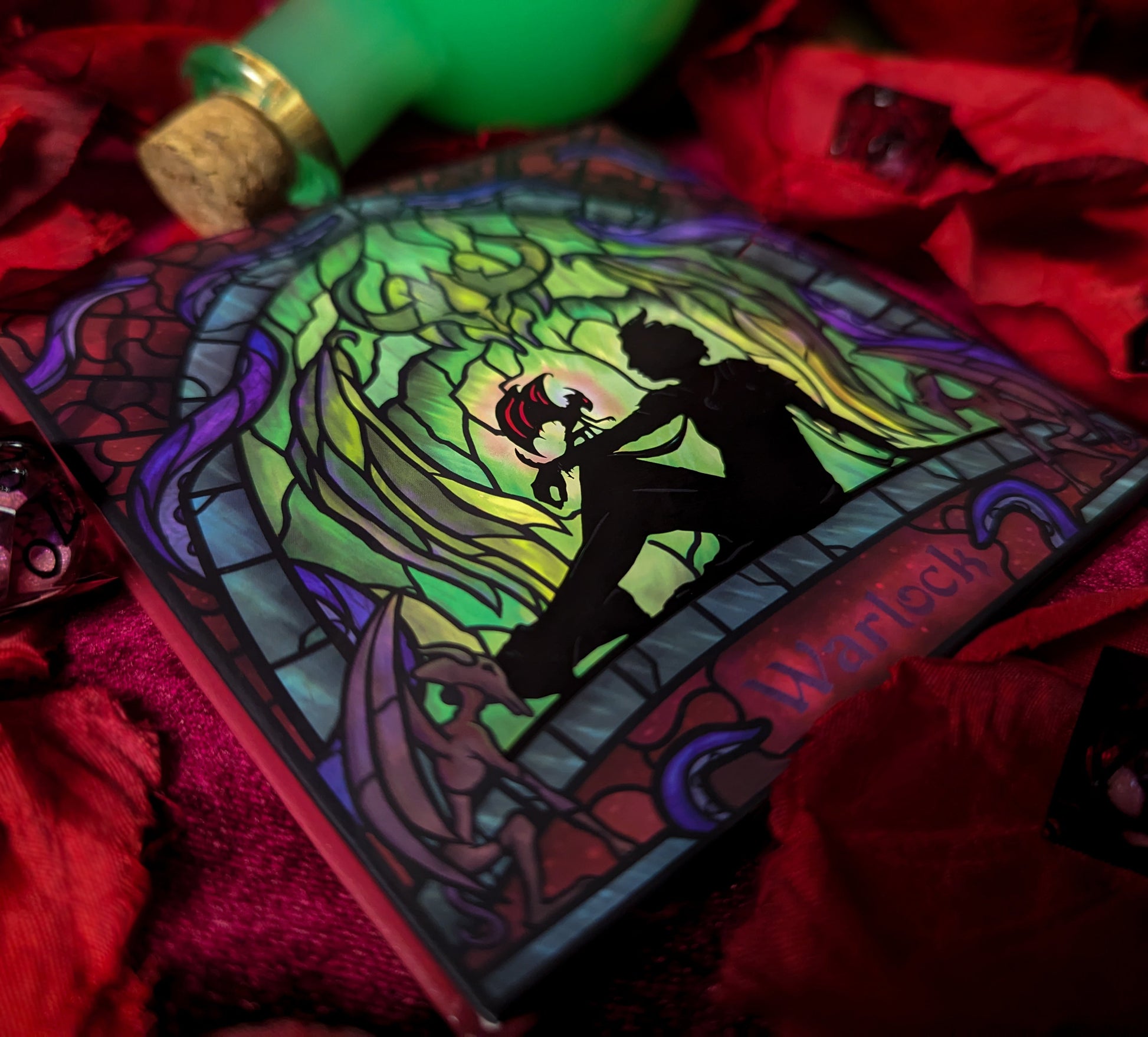 Warlock eyeshadow palette by Fantasy Cosmetica cover