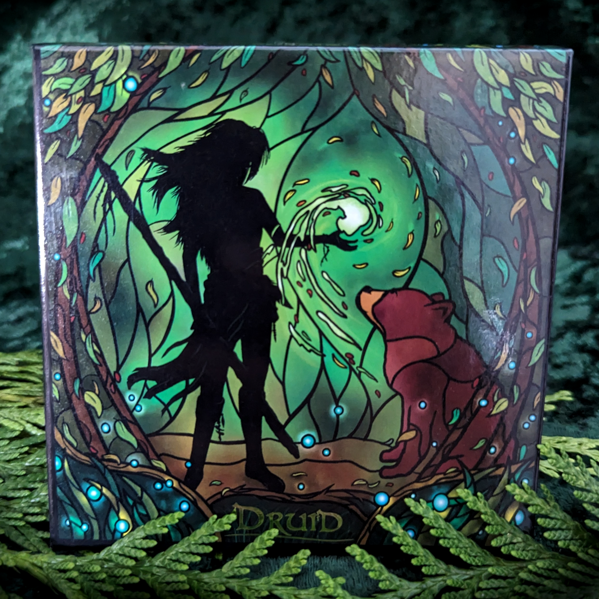 Druid eyeshadow palette cover by Fantasy Cosmetica