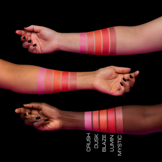 Incandescent glowing blush