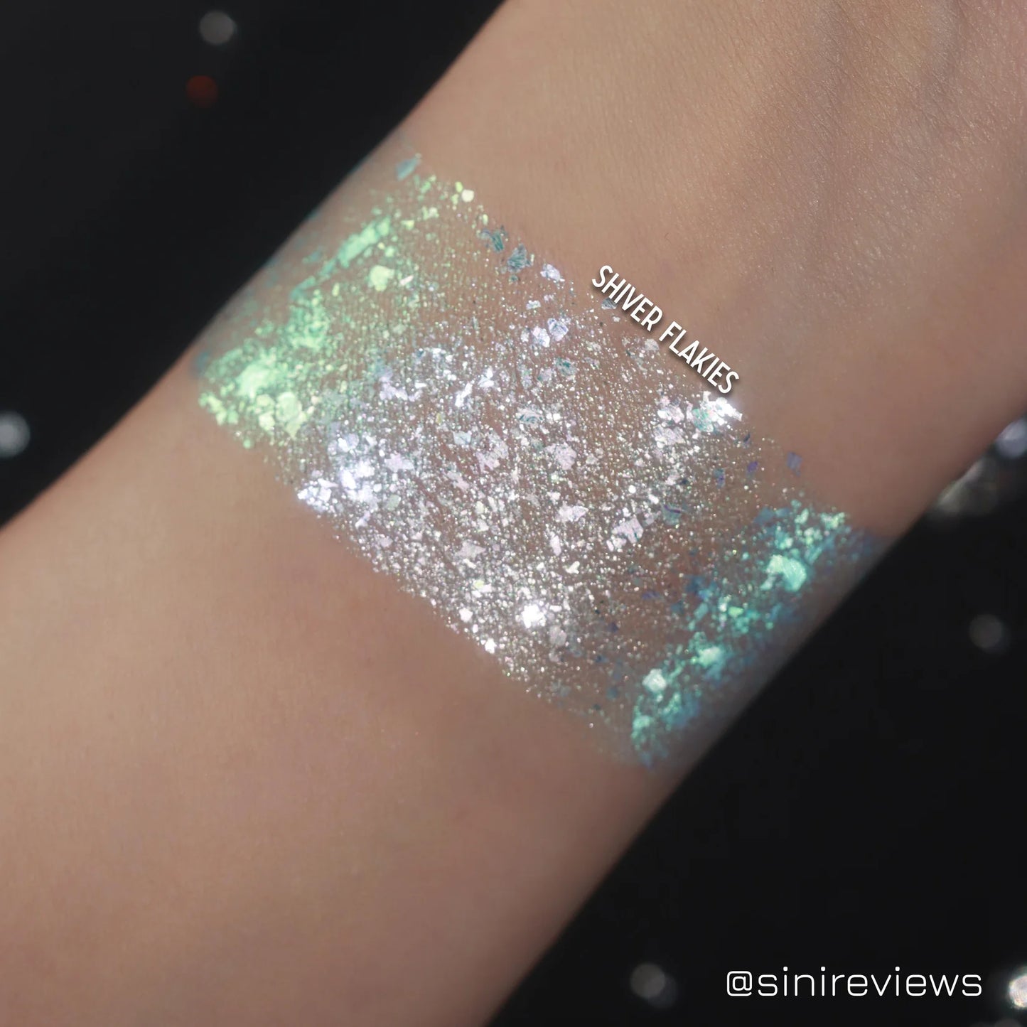 Silver and Cold flakie gels