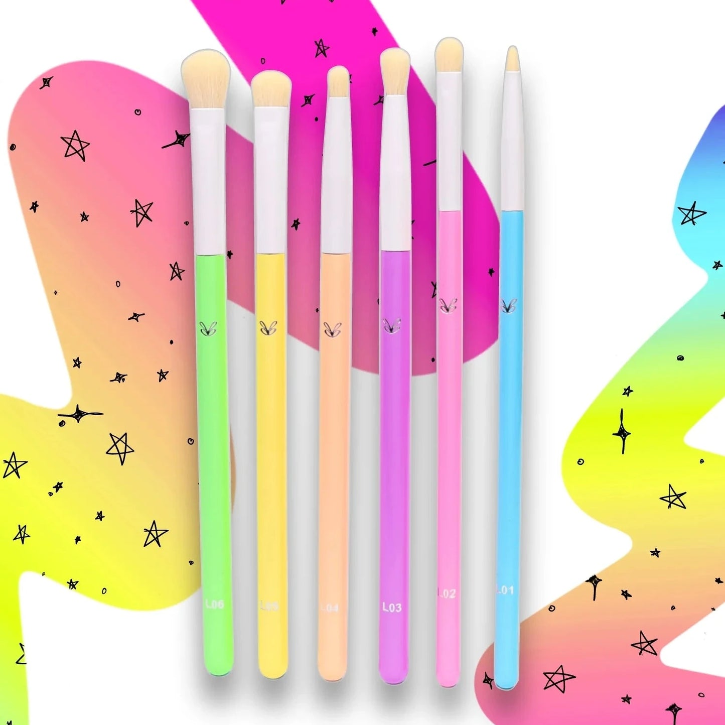 Lins x Blend Bunny brush set