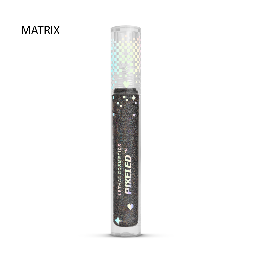 Pixeled lip gloss