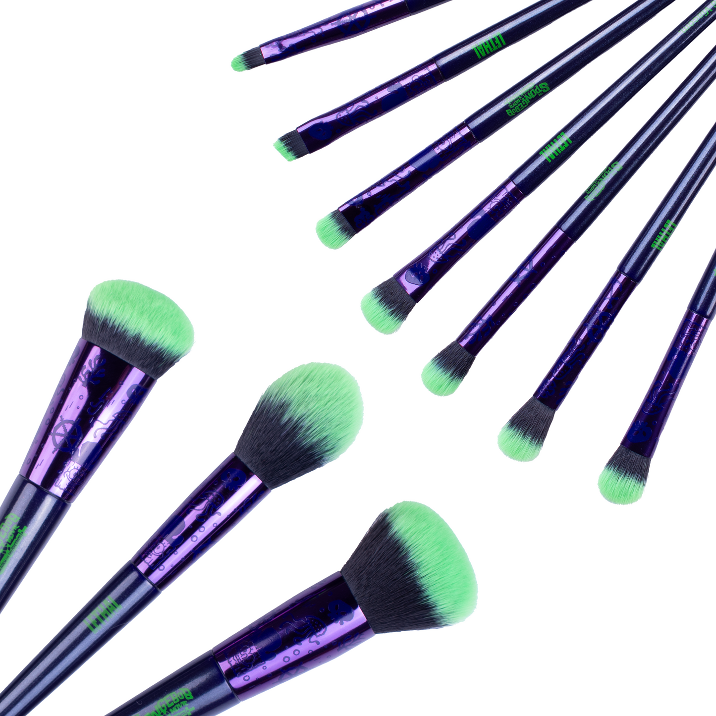 The SpongeBob Movie: Treasure Map makeup brush set