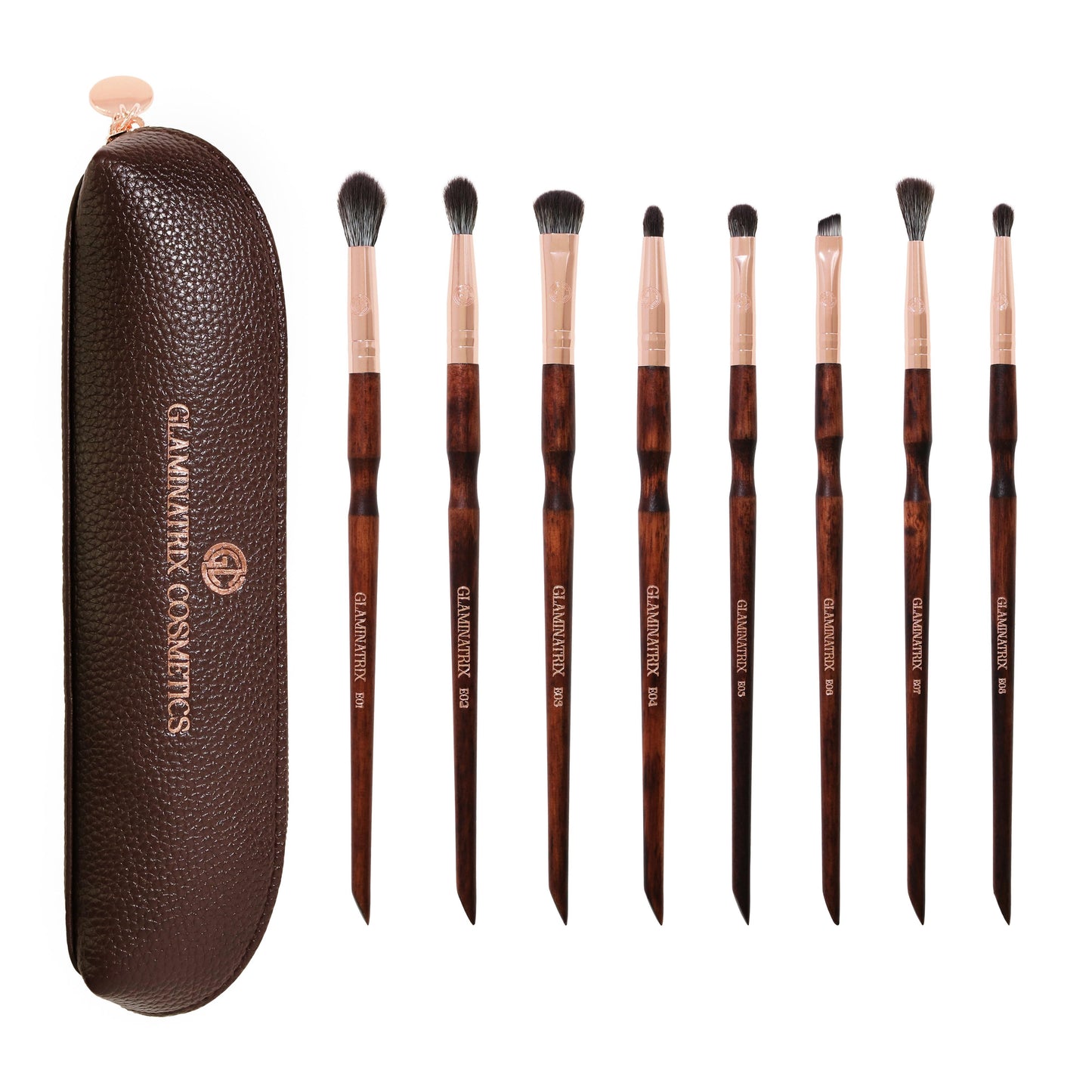 8-piece eye brush set