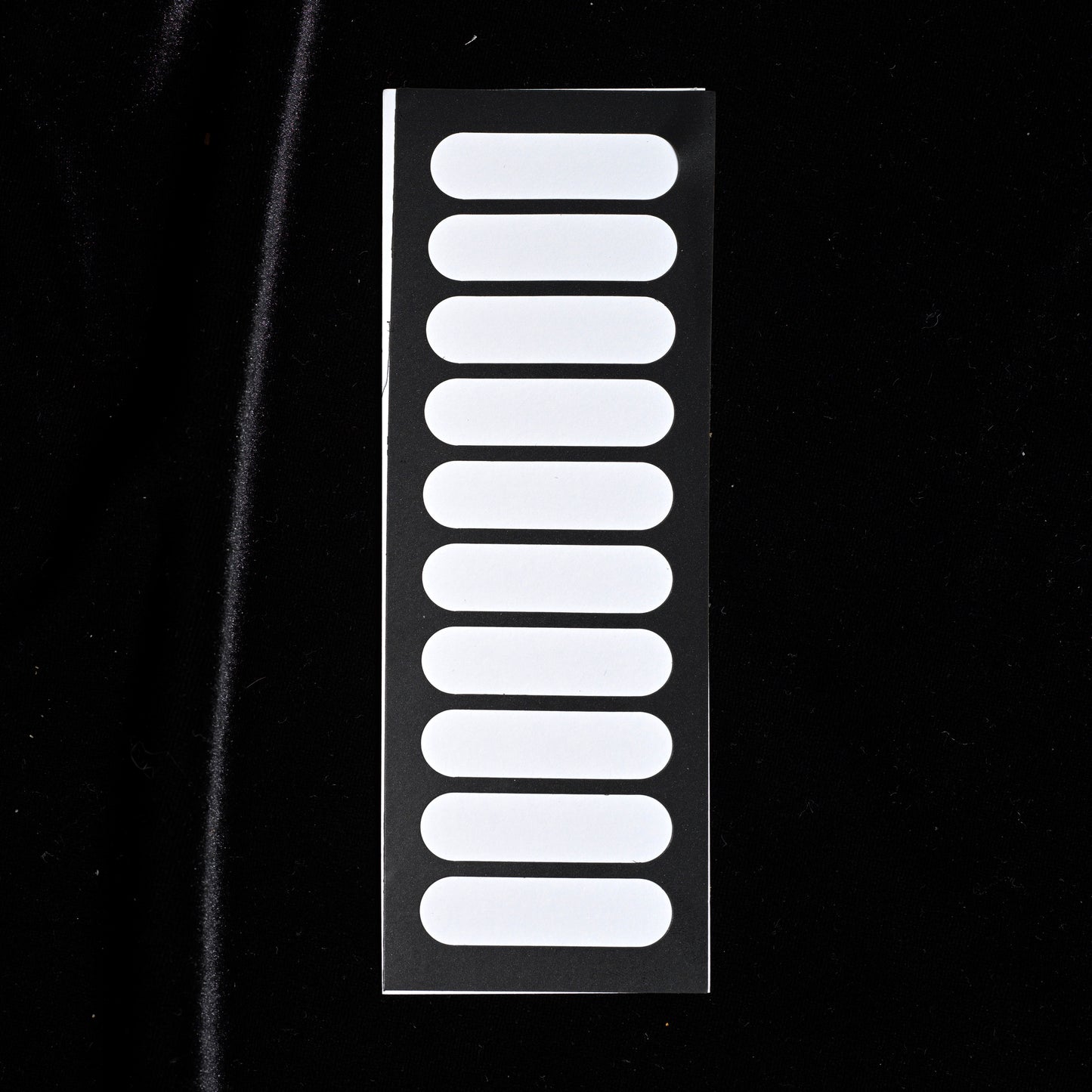 Makeup swatch stencils