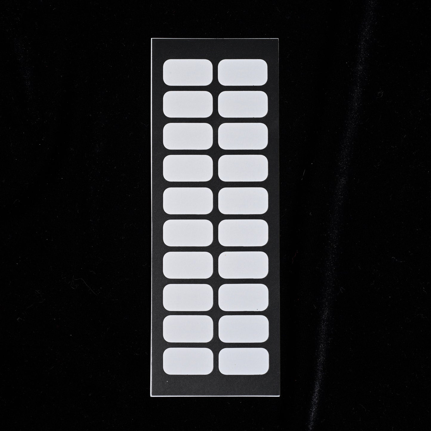 Makeup swatch stencils