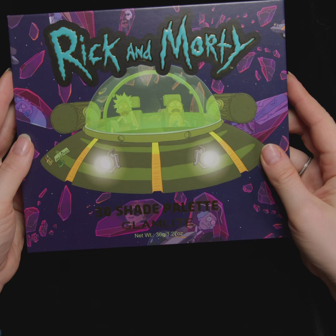 Rick and Morty X Glamlite 30 shades eyeshadow palette