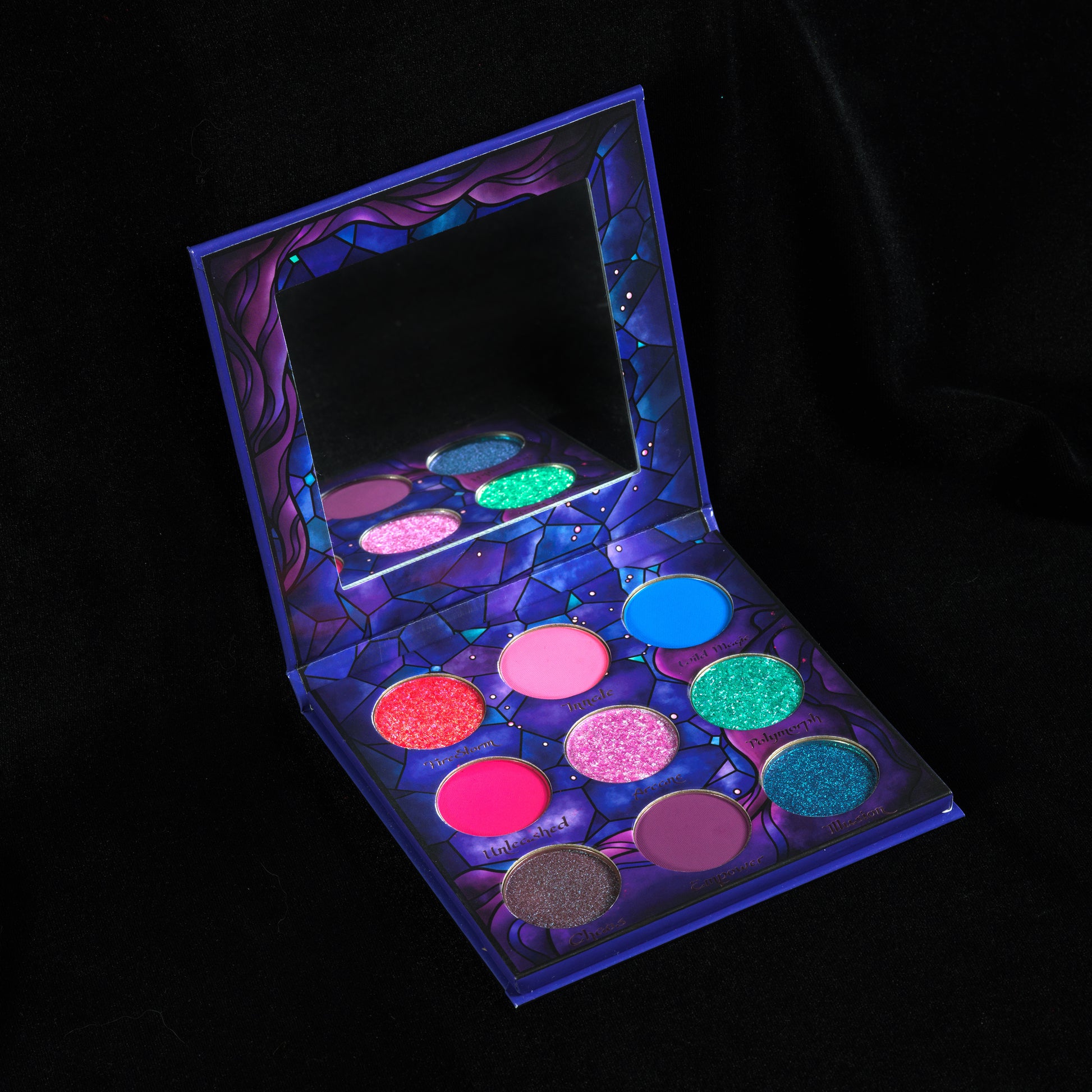 Sorcerer palette opened by Fantasy Cosmetica