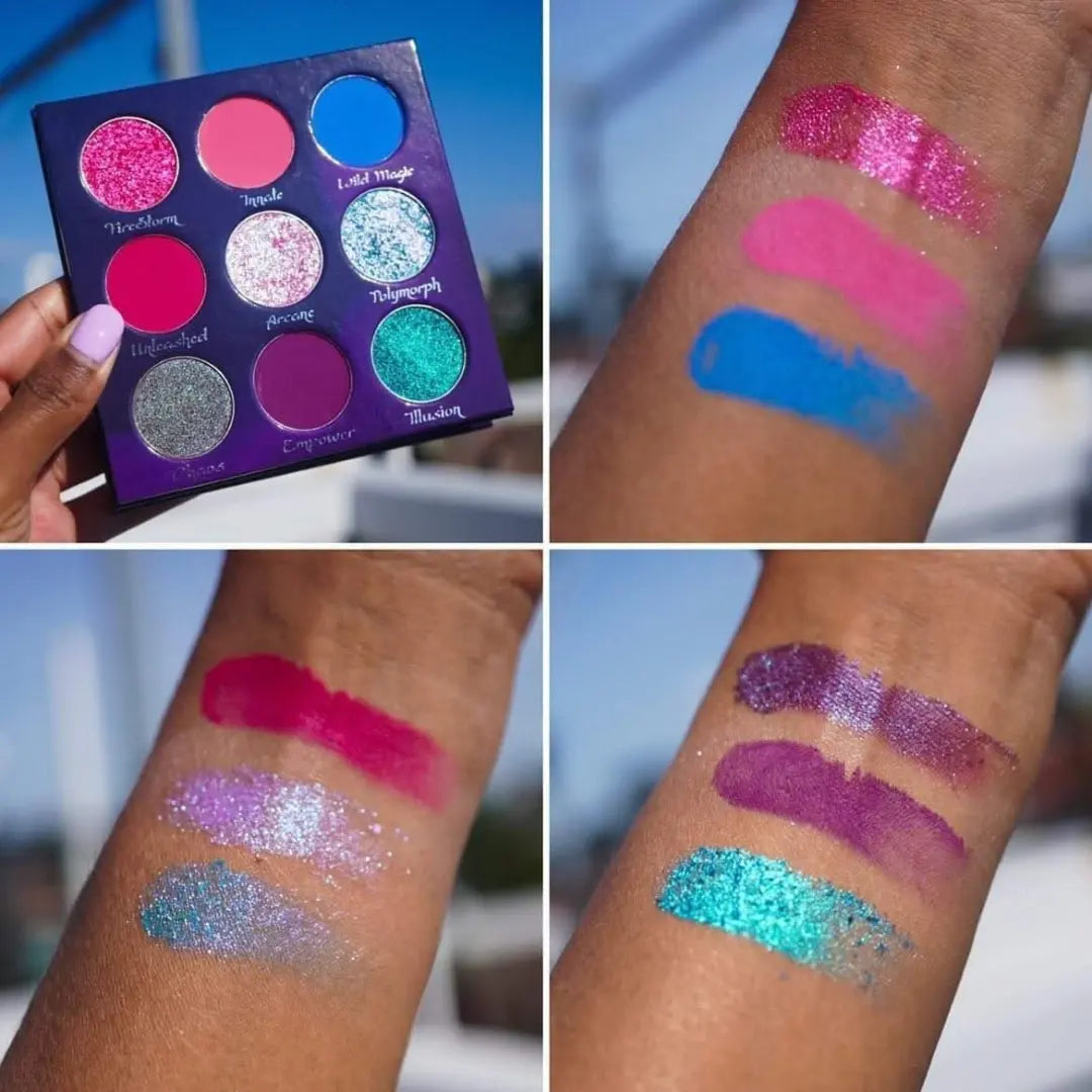 Sorcerer palette swatches by Fantasy Cosmetica