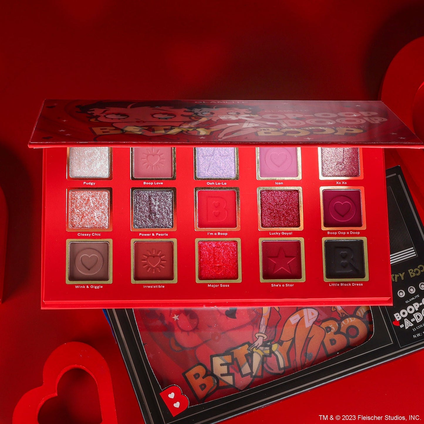 Betty Boop™ x Glamlite eyeshadow palette