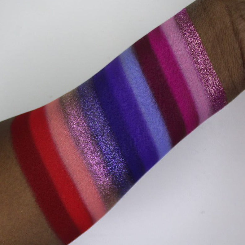 Machina eyeshadow palette swatches by Blend Bunny Cosmetics