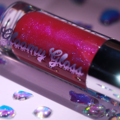 Ghastly Grape tube: blurple sparkles twinkling in a juicy berry base