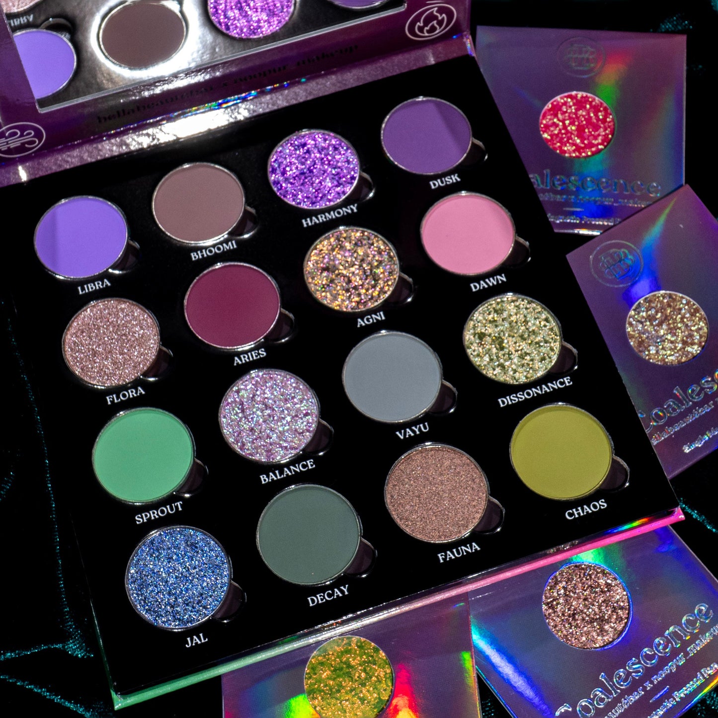 Coalescence x noopur_makeup eyeshadow palette