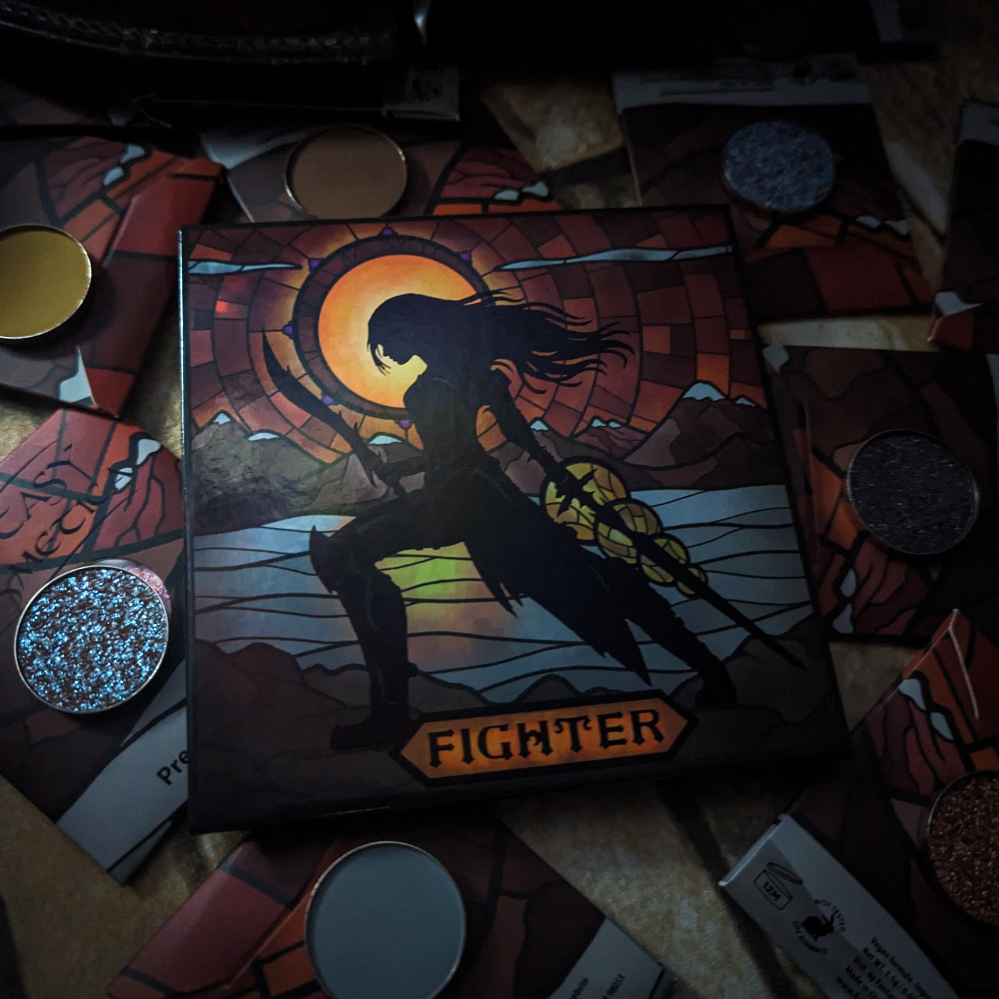 Fighter eyeshadow palette by Fantasy Cosmetica cover