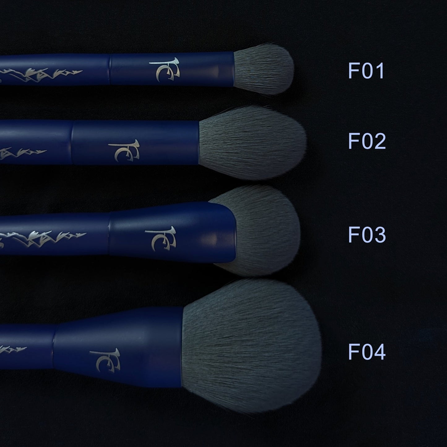 Ice Dragon face brush bundle