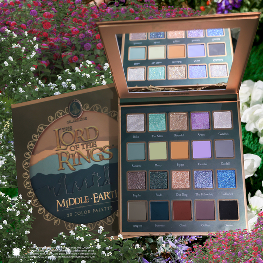 The Lord of the Rings x Glamlite Middle-Earth palette