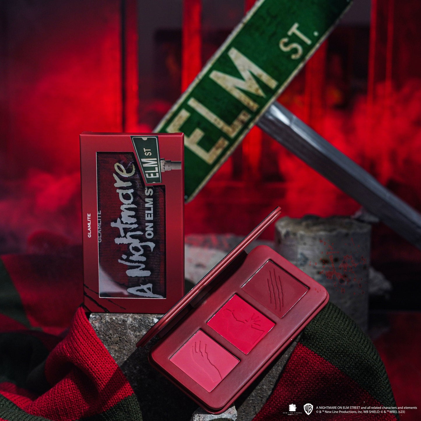 A Nightmare on Elm Street "Chest of Souls" blush trio