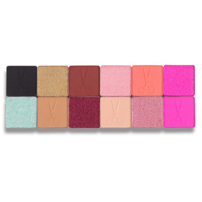 Plastic eyeshadow palette