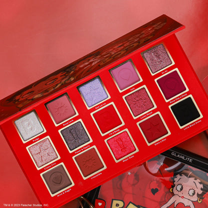 Betty Boop™ x Glamlite eyeshadow palette