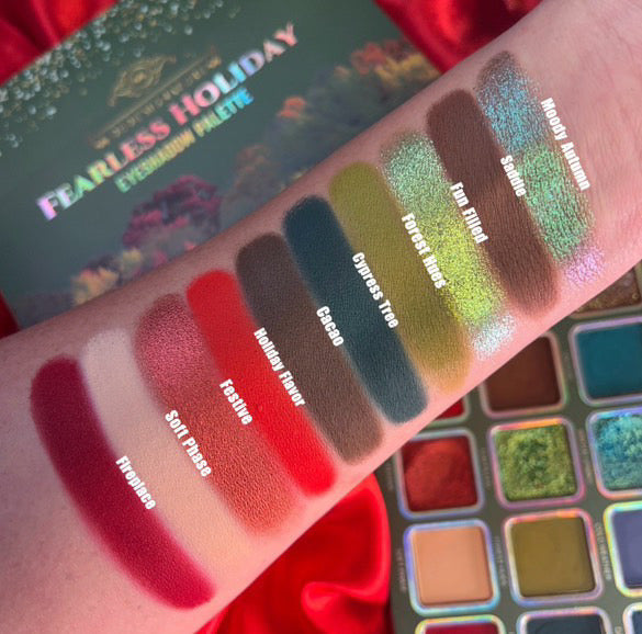 Fearless Holiday eyeshadow palette