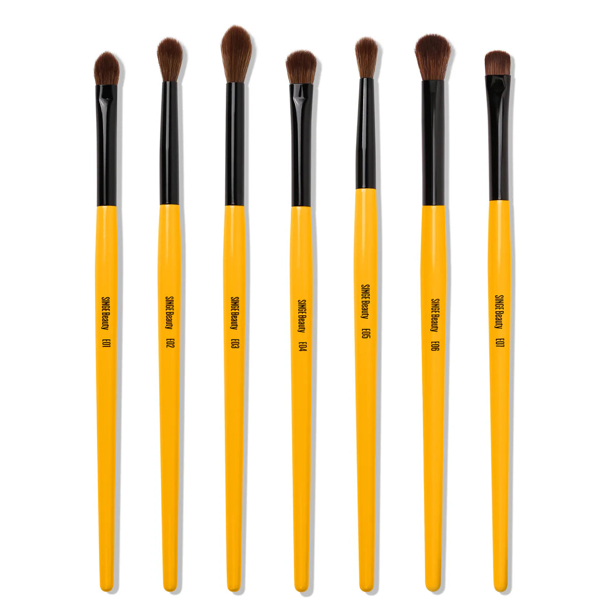 The 7-piece eye brush set