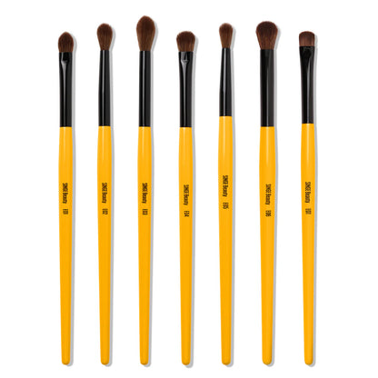 The 7-piece eye brush set