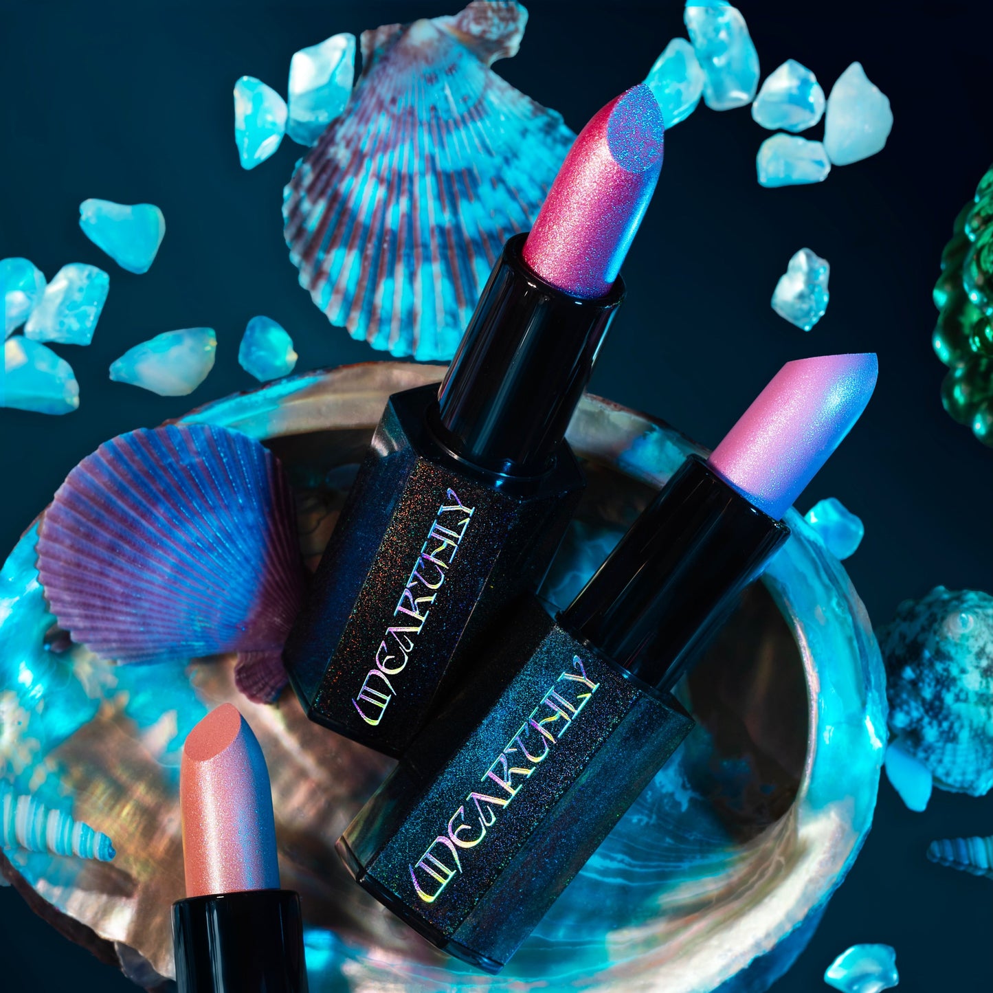 Opal Abyss Menacing Metals lipstick