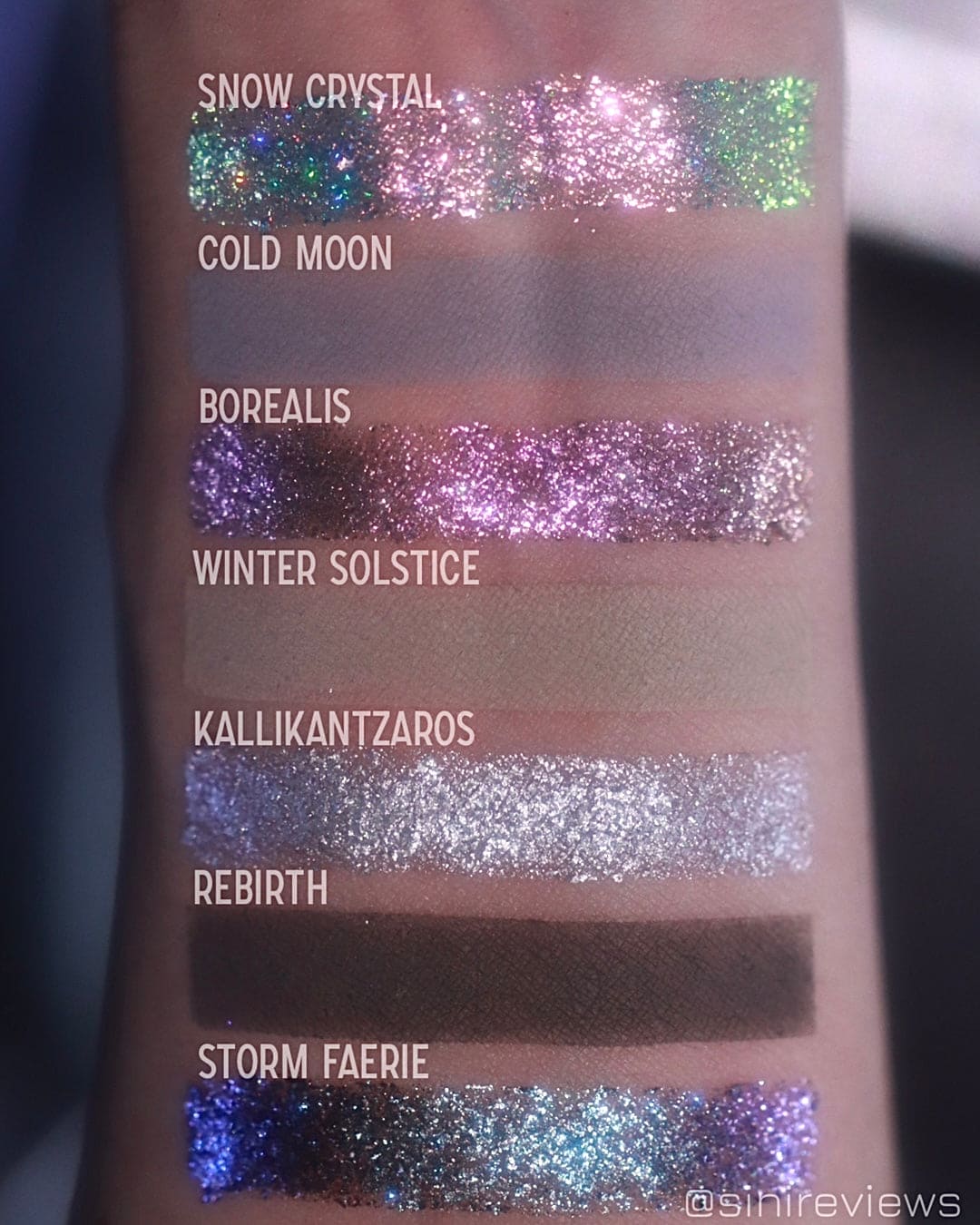 Cold Moon eyeshadow palette