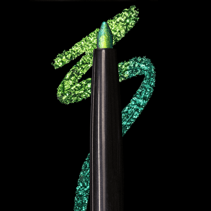Jungle Mirage swatch: green shifts through gold to blue