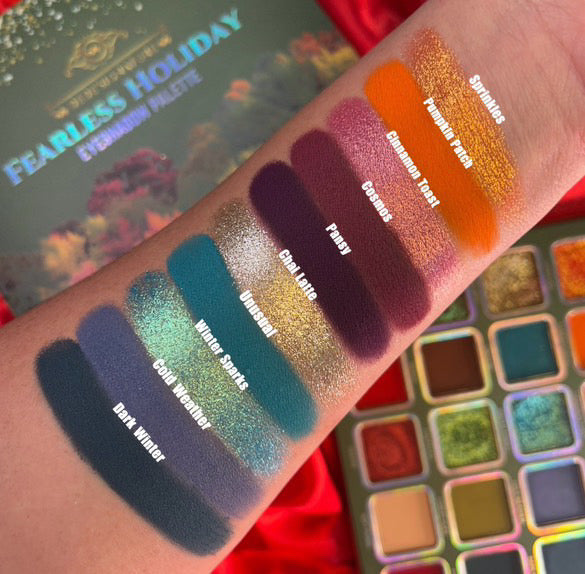 Fearless Holiday eyeshadow palette