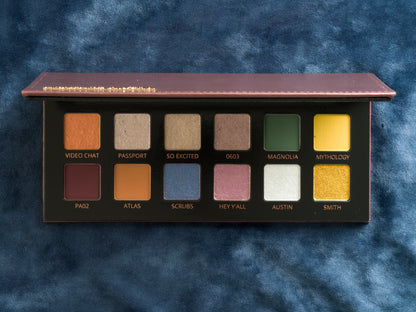 Heather Austin palette opened by Adept Cosmetics