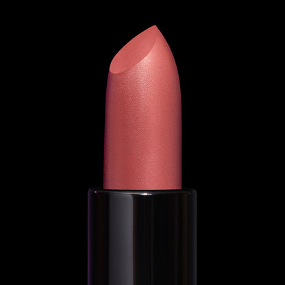 Close-up of the Bewitched bullet, mauvy pink with a slanted tip
