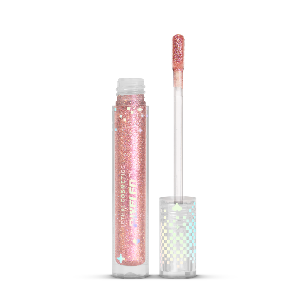 Pixeled lip gloss