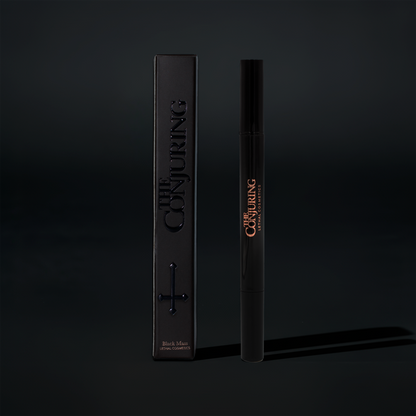 The Conjuring eyeliner pen with a stamp