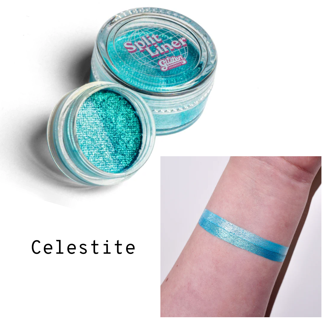 Split metallic liner - eyeliner