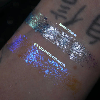 Silver and Cold flakie gels