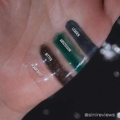 Silver and Cold Melancholy lip mud & Gloomy lip gloss