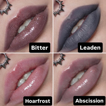 Silver and Cold Melancholy lip mud & Gloomy lip gloss