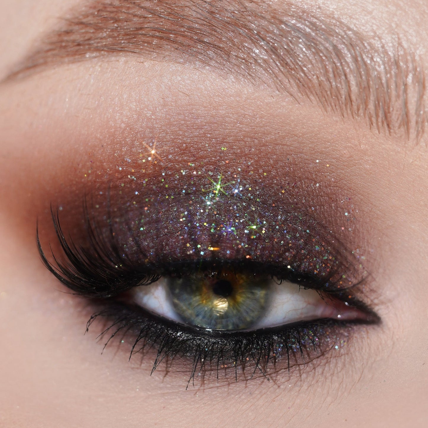 Lunar Spice Shadow Potion paint: liquid eyeshadow that dries to a soft matte chocolate brown