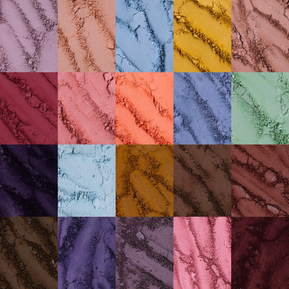 Macro texture close-up of the Fauna matte shades